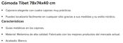 descripción de producto