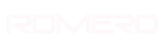 logo motos romero blanco