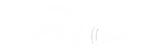 logo curly colors blanco
