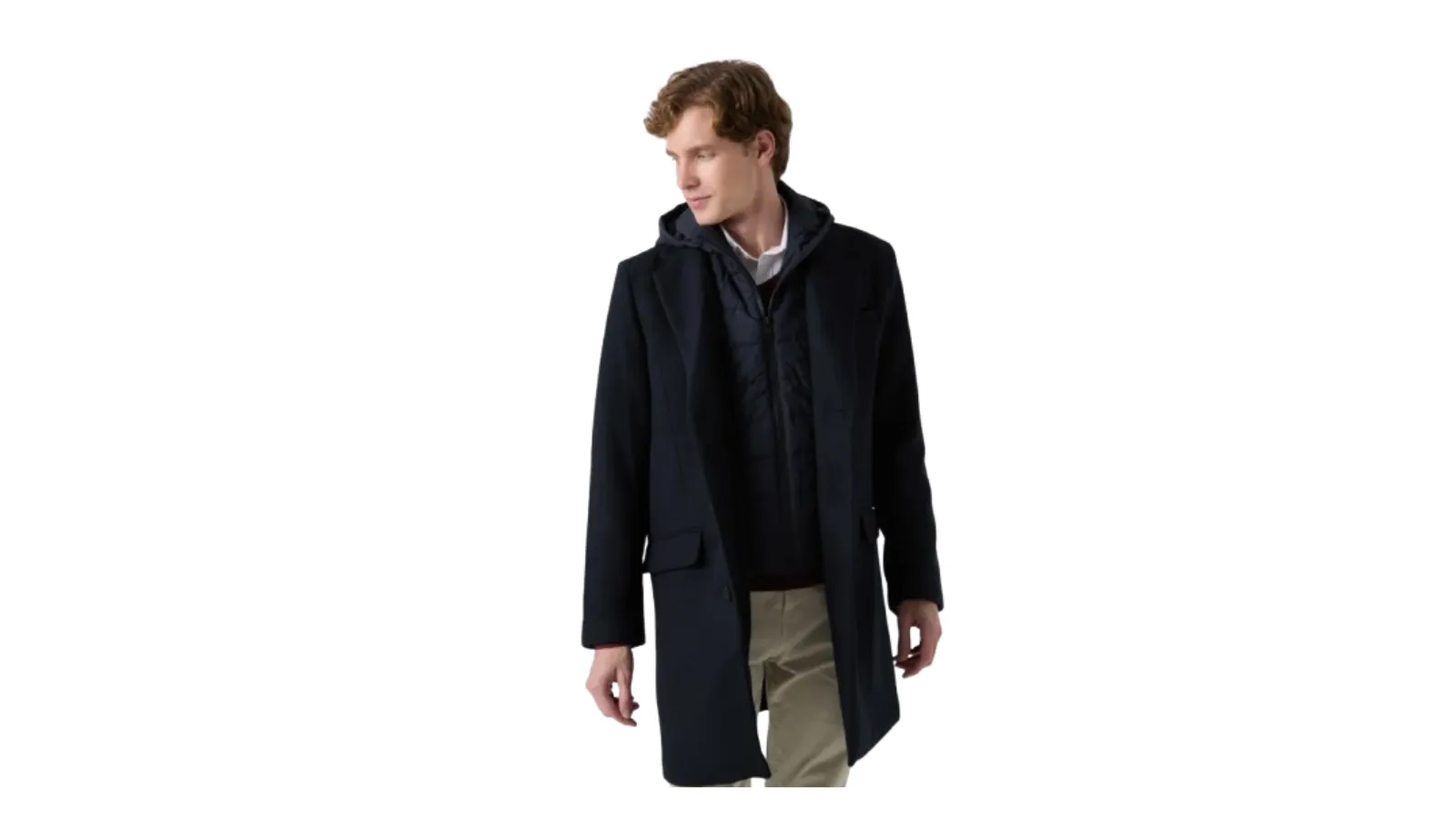 abrigo azul marino scotta