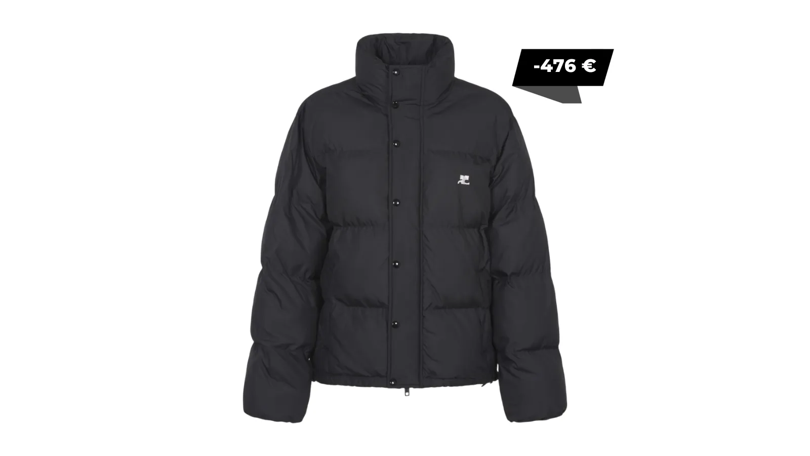 Nylon puffer jacket con descuento de la marca Pompeu