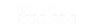 logo blanco de max colchón